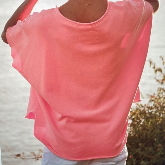 🆕FRANK & EILEEN Capelet Sherbert O/S - Picture 2 of 12